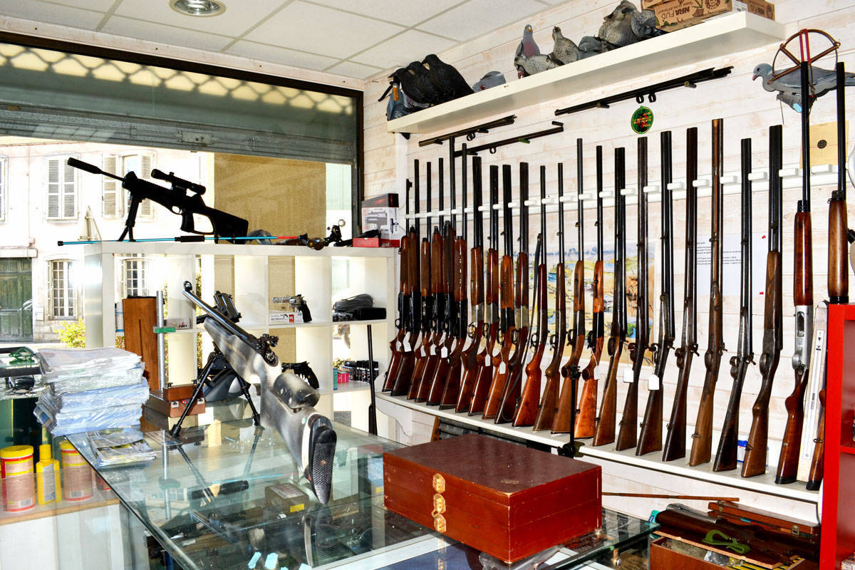 armurerie fusils de chasse magasin lou pescadou